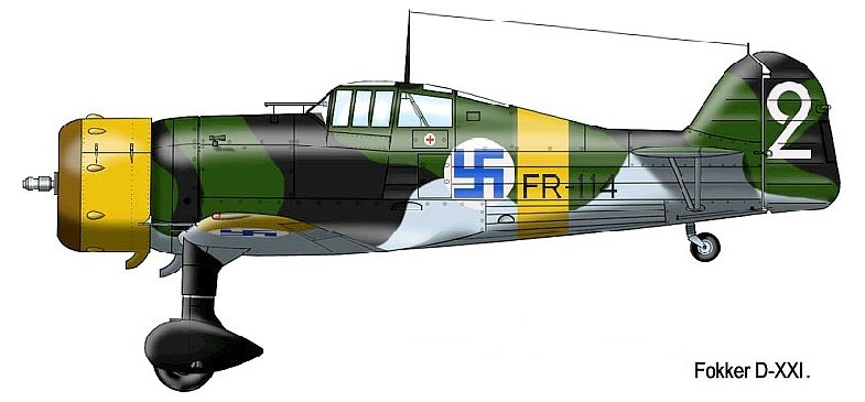  Fokker D.XXI