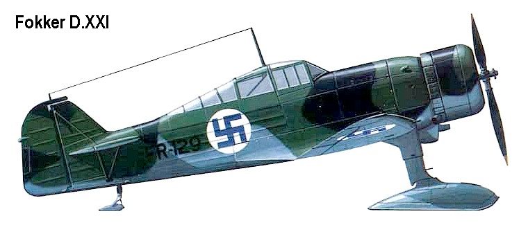   Fokker D-XXI.