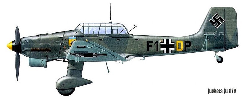  Ju-87B.