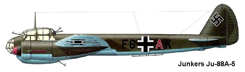   Junkers Ju-88A-5.